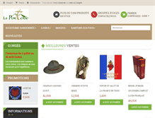 Tablet Screenshot of laporterie.com